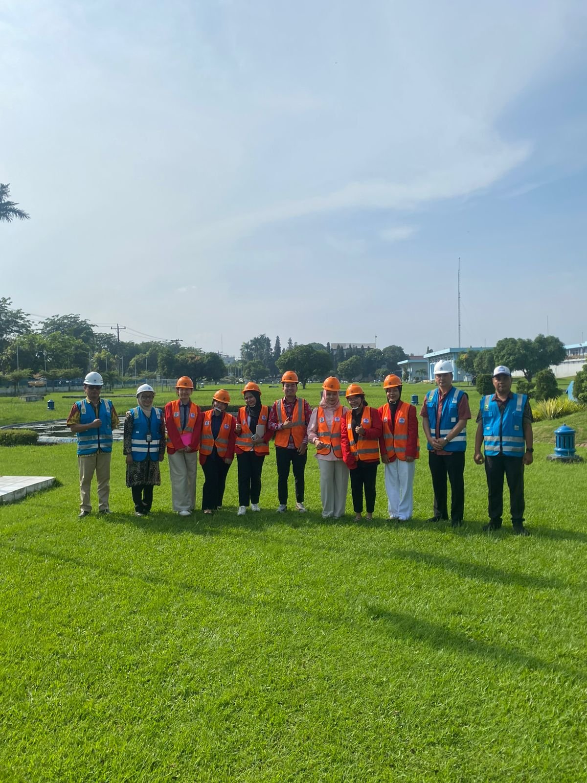 Kunjungan Lapangan Mahasiswa Kesehatan Masyarakat pada Mata Kuliah Water Safety Plan ke Instalasi Pengolahan Air Bersih Tirtanadi